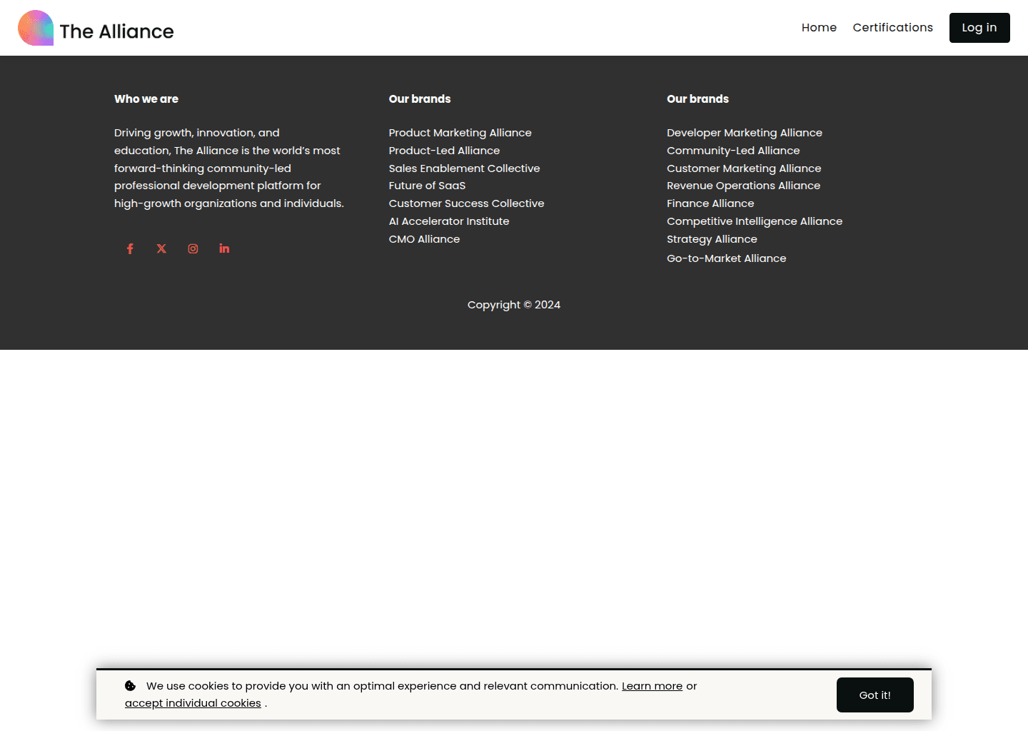 Website preview for Product Roadmaps Certified: Masters