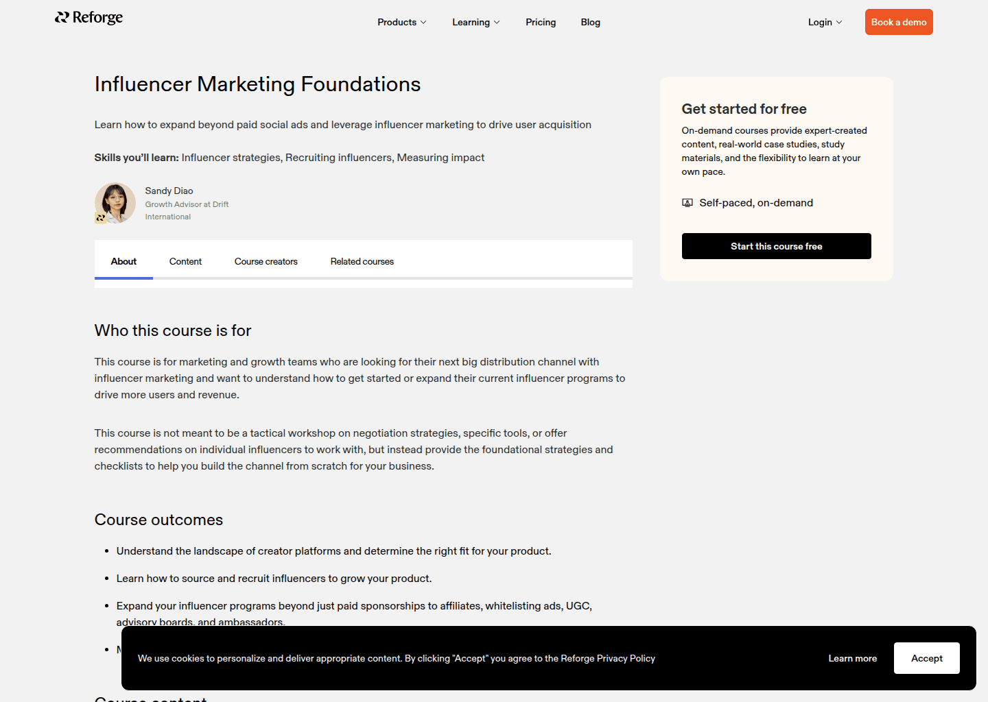 Website preview for Influencer Marketing as a Growth Channel