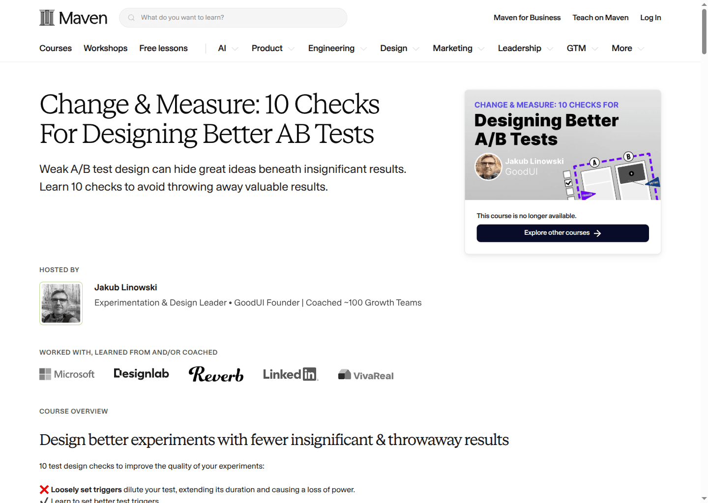 Website preview for Before You Launch Your AB Test