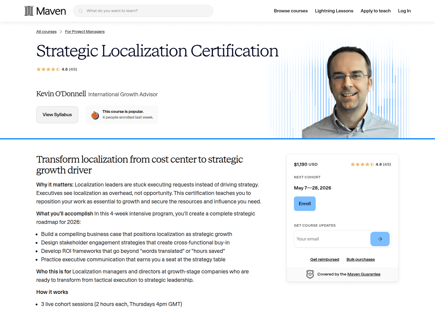 Website preview for Strategic Localization
