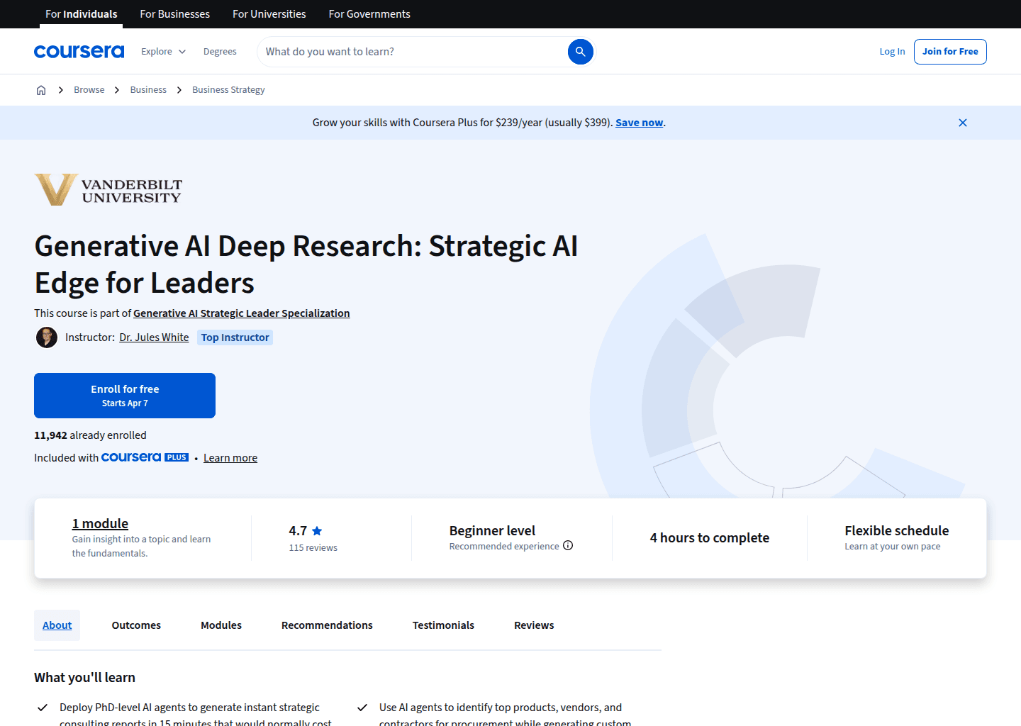 Website preview for AI Deep Research for Leaders