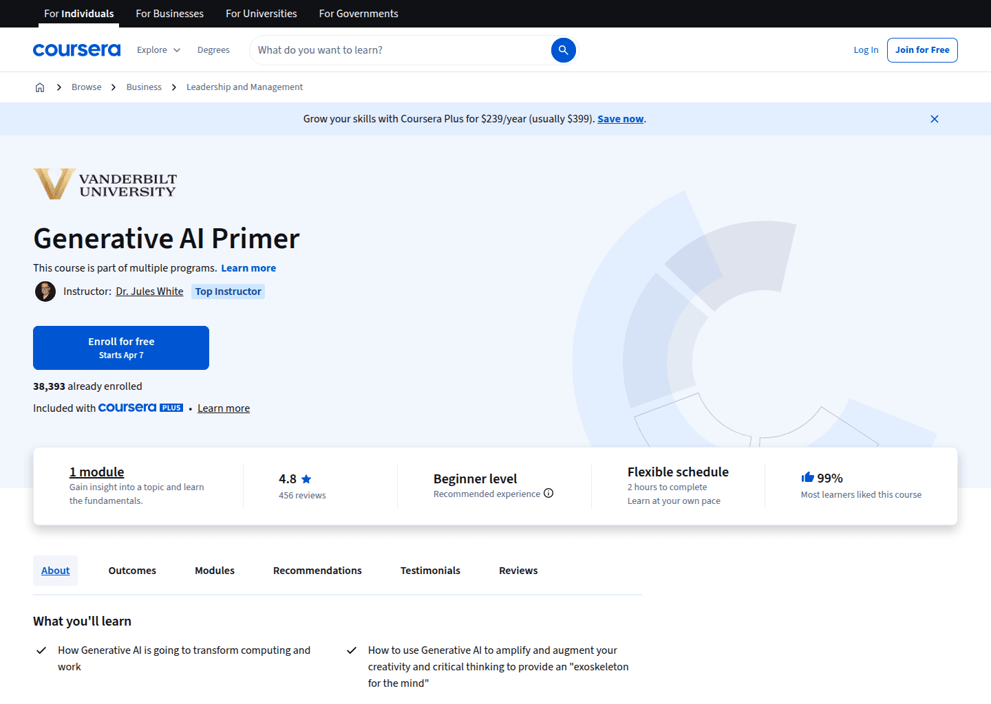 Website preview for Generative AI