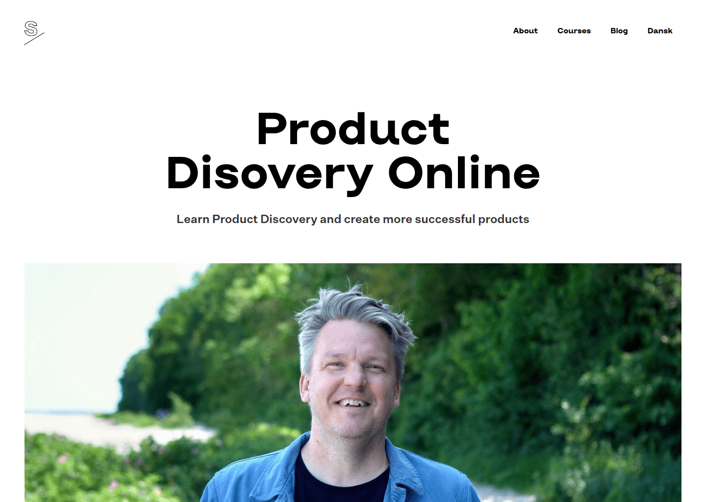 Website preview for Continuous Product Discovery Masterclass